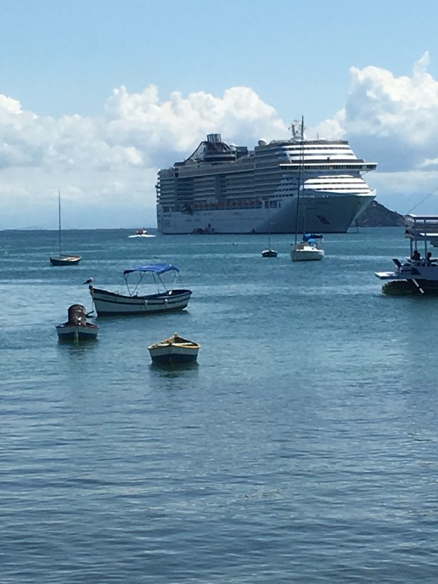 Olha o tamanho do MSC Splendida!!!