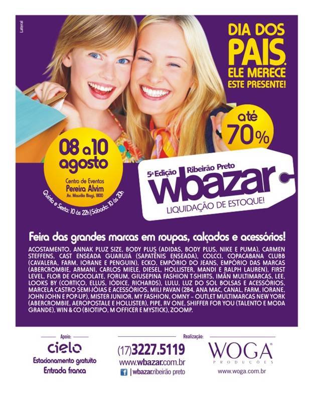 WBazar – Liquidação de estoque em Ribeirão Preto