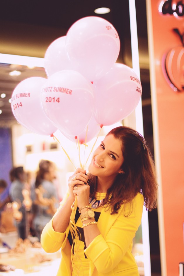 Look da Carola e o lançamento da Schutz Summer Collection 2014 no Ribeirão Shopping