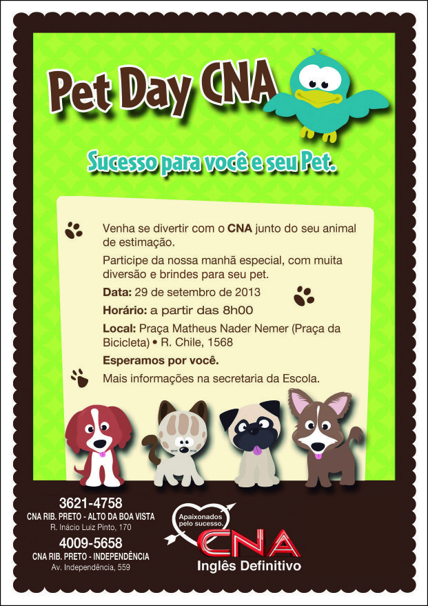 Pet Day CNA Alto da Boa Vista
