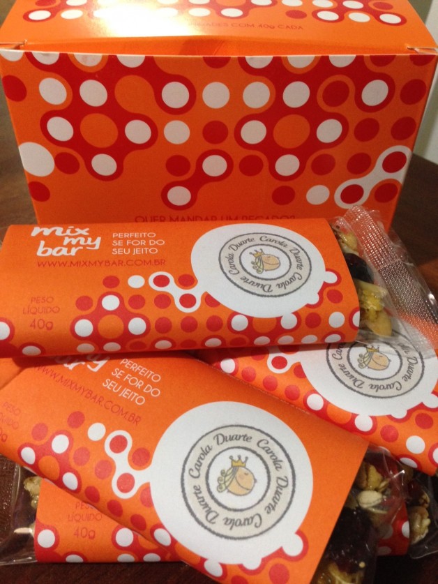 Barrinha de cereal personalizada da My Mix Bar