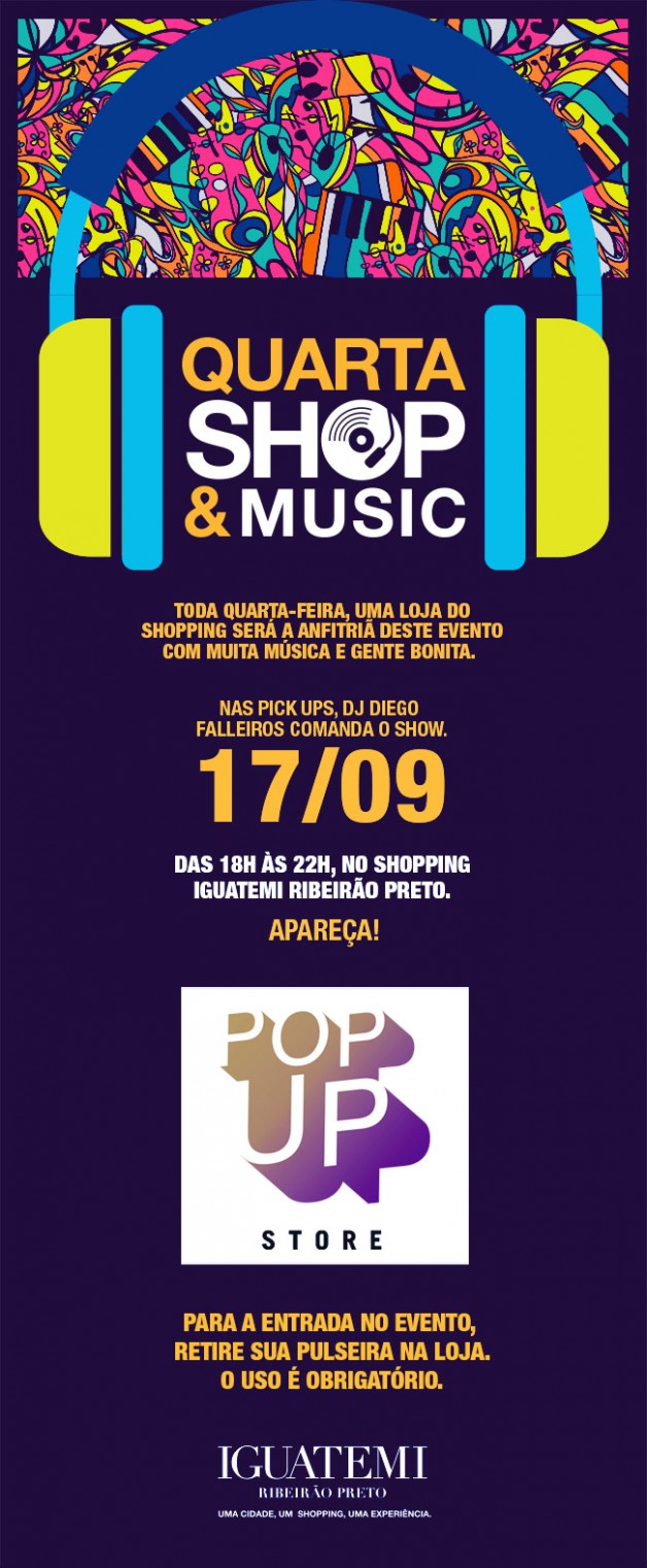 3ª edição do projeto Quarta Shop Music no Shopping Iguatemi Ribeirão Preto