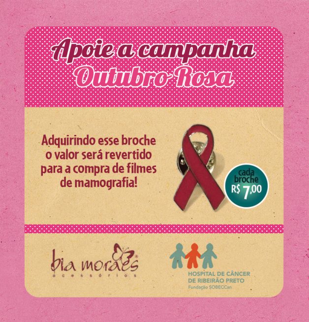 Outubro Rosa na Bia Moraes Acessórios