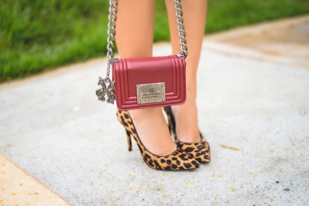 Look da Carola: saia lápis + mix de estampas