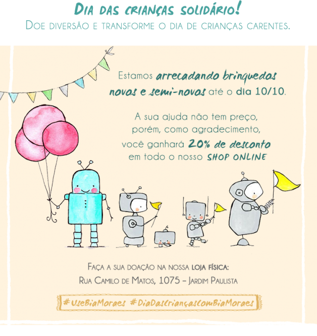 Dia das Crianças | Bia Moraes Acessórios