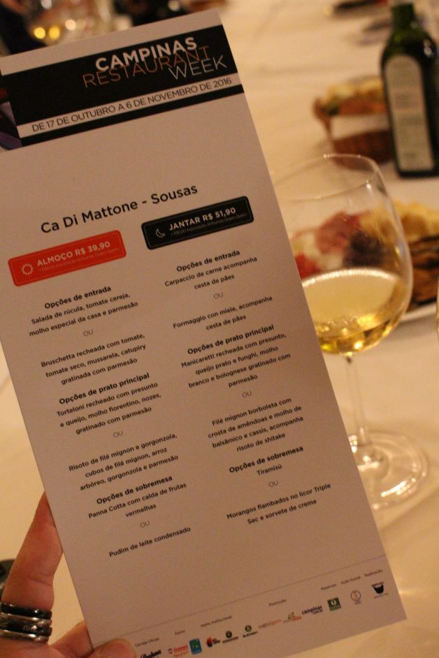 Gastronomia Restaurante Week Campinas Restaurante Ca Di Mattioni