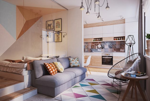 como deixar um apartamento pequeno charmoso