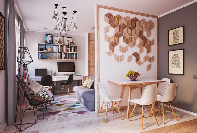 ideias de como organizar um apartamento pequeno