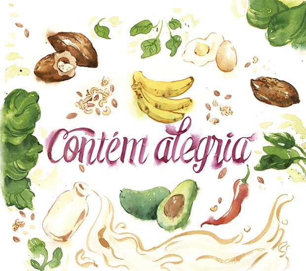 ingredientes que contribuem para o bem estar