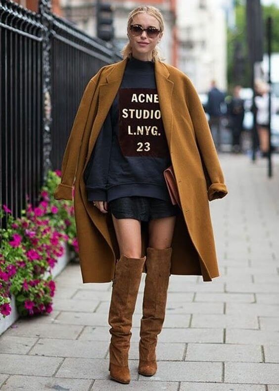 street style look com moletom 1