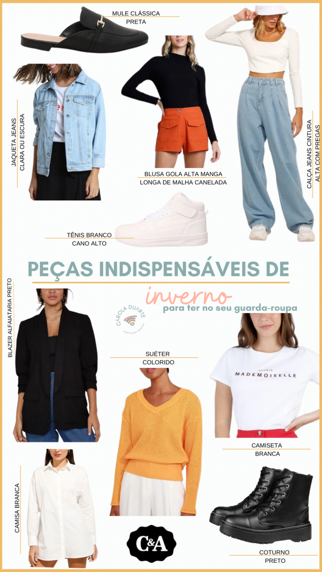 10 PEÇAS DE ROUPAS INDISPENSÁVEIS PARA SE TER NO INVERNO